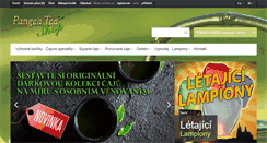 Desktop Screenshot of pangea-tea.cz